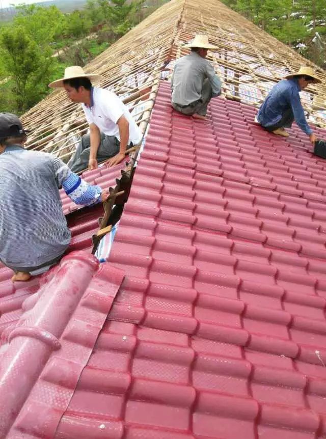 秸秆瓦施工案例 秸秆瓦施工案例
