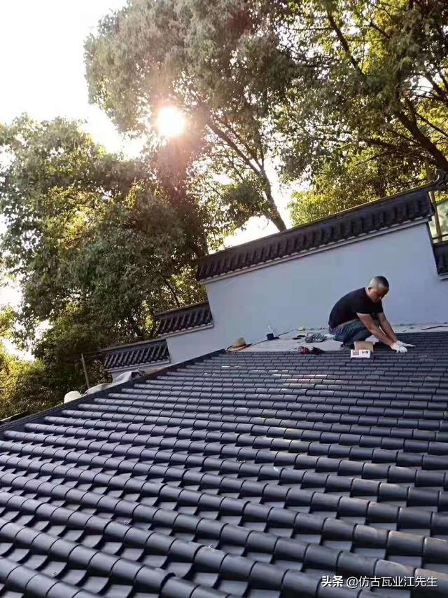古瓦新制,树脂仿古瓦为现代仿古建筑添砖加瓦
