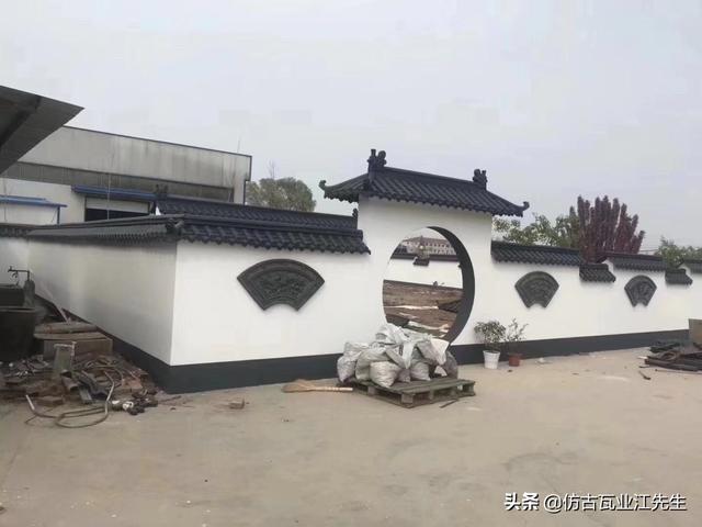 古瓦新制,树脂仿古瓦为现代仿古建筑添砖加瓦