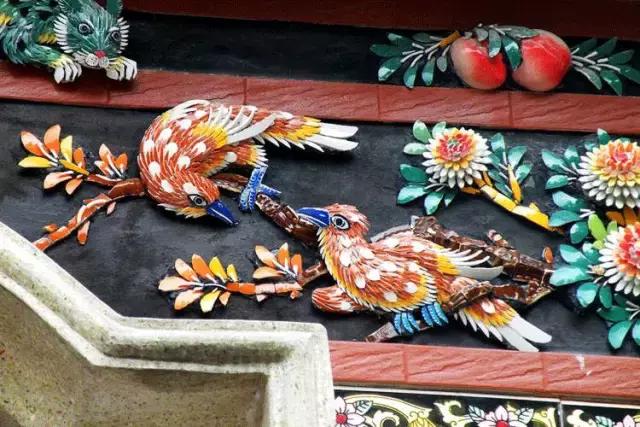 潮州嵌瓷,屋顶生花