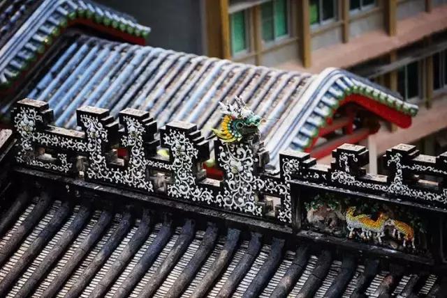 潮州嵌瓷,屋顶生花