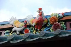 潮州嵌瓷，屋顶生花